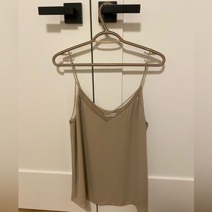 Babaton Beige Blouse with mesh detail